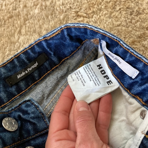 HOPE Stockholm button fly high rise jeans - Picture 7 of 8